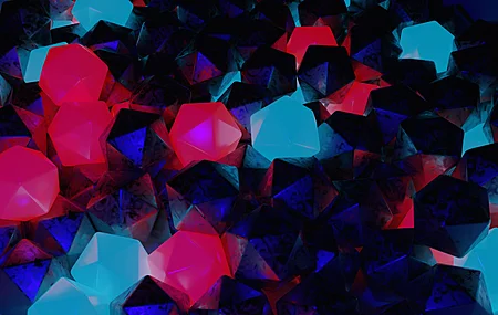 二十面体 AI艺术 电脑壁纸 4K壁纸