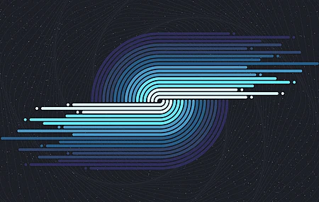 空间 AI艺术 复古主题 复古风格 抽象 蓝色 电脑壁纸 4K壁纸