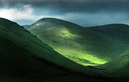 山脉 丘陵 苏格兰高地 风景 苏格兰 电脑壁纸 4K壁纸