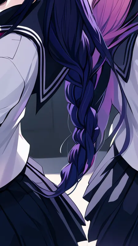 长发 紫色头发 粉色头发 夜明子 原神 女孩 动漫 动漫女孩 手机壁纸 4K壁纸