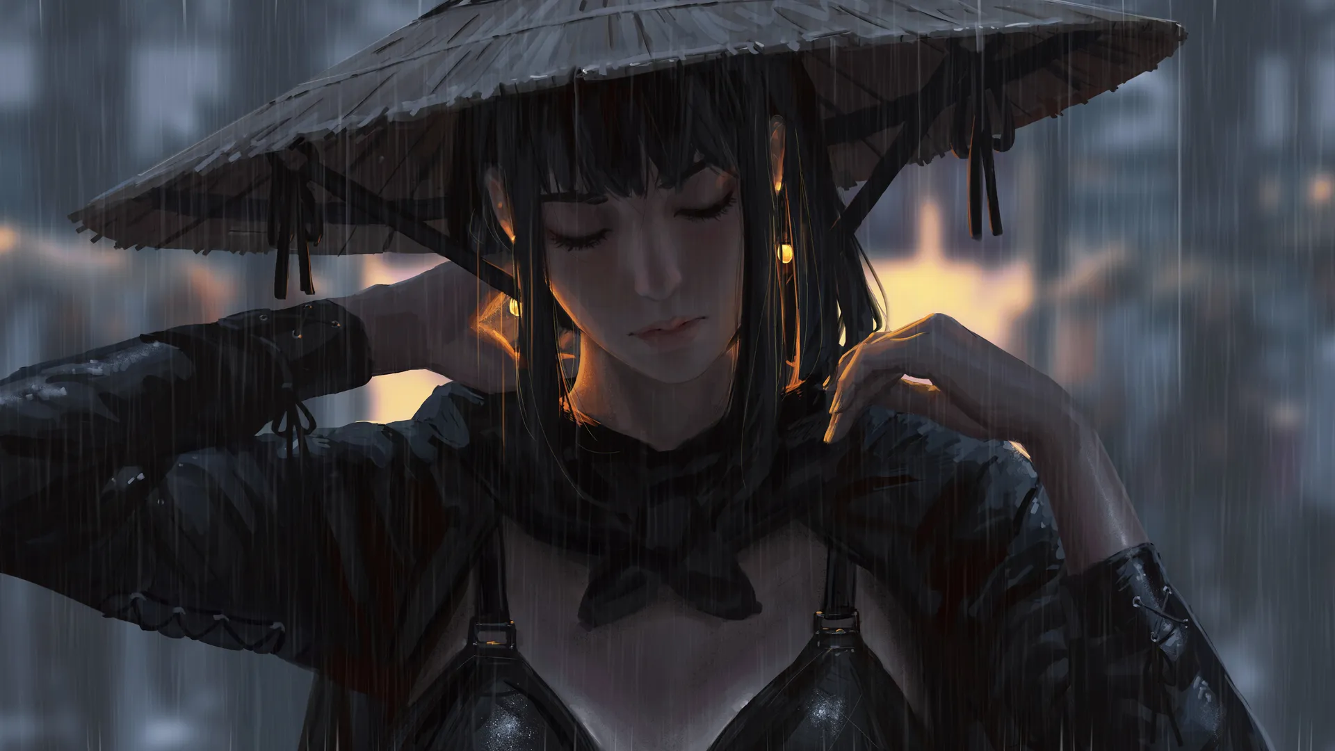 原创人物 奇幻女孩 概念艺术 素描 武士 电脑壁纸 4K壁纸