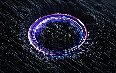 抽象 图片 AI艺术 波浪 等距 灯光 未来主义 电脑壁纸 4K壁纸