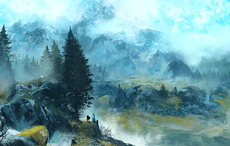  战士 艺术状态 长老卷轴 电脑壁纸 4K壁纸