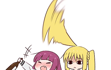 动漫女孩 简单的背景 白色背景 极简主义 电脑壁纸 4K壁纸