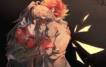 边缘 动漫 动漫女孩 武士 电脑壁纸 4K壁纸