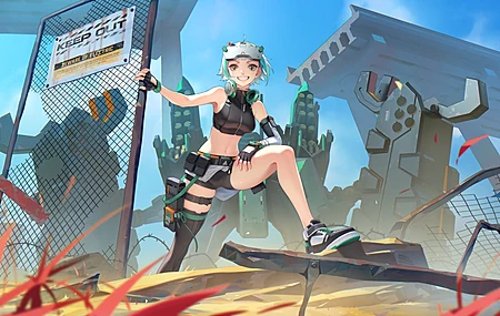 感谢明星  最后的前线 动漫女孩 绘画 游戏CG艺术 电脑壁纸 8K壁纸