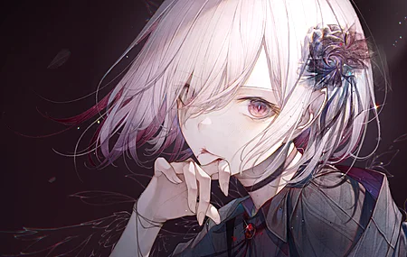 脸 短发 动漫 动漫女孩 艺术作品 电脑壁纸 4K壁纸