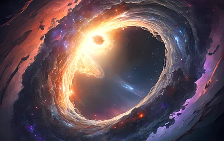  宇宙 星云 光环 4K壁纸