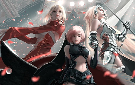  命运系列  动漫 动漫女孩 AI艺术 绘画  电脑壁纸 4K壁纸 