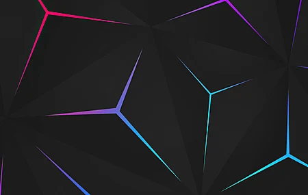 抽象 AI艺术 形状 几何 霓虹灯 线条 图稿  电脑壁纸 4K壁纸