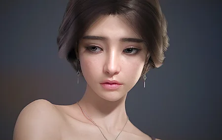 亚洲 脸 眼睛 简单的背景  电脑壁纸 4K壁纸