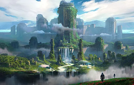 景观 未来主义城市 未来主义 电脑壁纸 4K壁纸