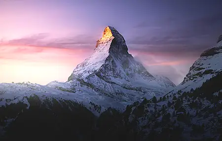  山脉 自然 摄影 云 日落 森林 山峰 雪 欧洲 电脑壁纸 8K壁纸