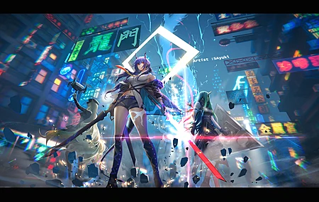 太古 神枪手 剑 明日方舟 动漫女孩 电脑壁纸 4K壁纸