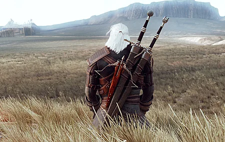 巫师 草 游戏CG 游戏 AI艺术 剑 电脑壁纸 8K壁纸