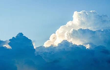 云团 自然 云 蓝色 天空 阳光 积云  电脑壁纸 4K壁纸