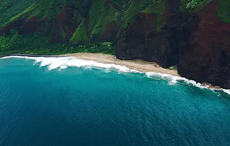 自然 夏威夷 纳帕利 海岸线  电脑壁纸 4K壁纸