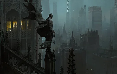 概念艺术 蝙蝠侠 漫画 超级英雄  电脑壁纸 4K壁纸