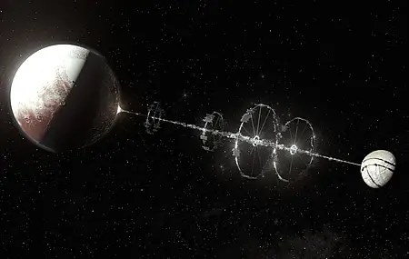 土卫一 冥王星 空间站 太空 行星 月球 恒星 电脑壁纸 8K壁纸