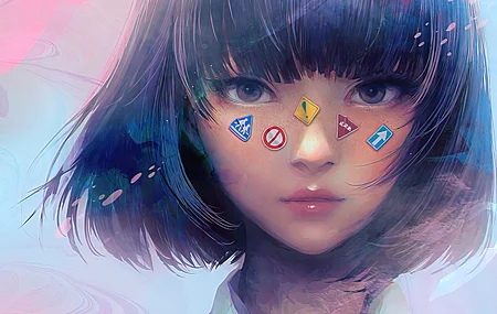 亚洲 女性 面部 图片  电脑壁纸 4K壁纸