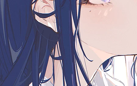 紫色头发 长发 辫子 玉兔 原神 雷登幕府 原神 动漫 动漫女孩  电脑壁纸 4K壁纸