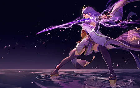 雷登幕府 原神 电子游戏艺术 艺术作品 原神 动漫女孩 电  电脑壁纸 4K壁纸