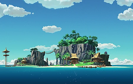 风者 房子 水 天空  电脑壁纸 4K壁纸