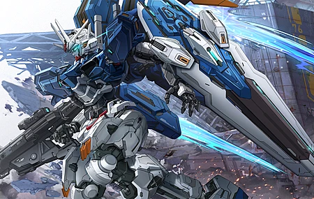 高达空中 移动套装高达 机甲 动漫  电脑壁纸 4K壁纸
