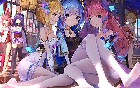 女性团体 动漫 动漫女孩 原神 电脑壁纸 4K壁纸