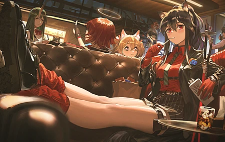 麒麟 腿 动漫 动漫女孩 电脑壁纸 4K壁纸