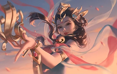 动漫女孩 中国服装 王者荣耀  电脑壁纸 4K壁纸