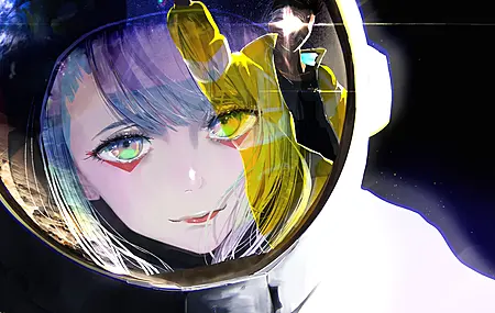 太空 宇航服 动漫  电脑壁纸 4K壁纸