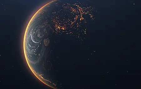 空间 行星 空间艺术 AI艺术  电脑壁纸 4K壁纸