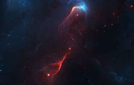 星际科技 星云 星星 太空 太空艺术 AI艺术  电脑壁纸 4K壁纸