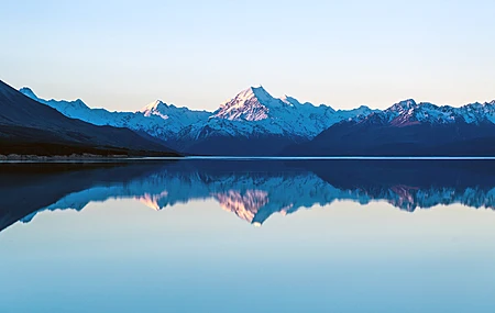 风景 湖泊 山景 反射 自然  电脑壁纸 4K壁纸