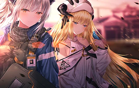 女孩 奇幻女孩 白发 金发 长发 蓝眼睛  电脑壁纸 4K壁纸