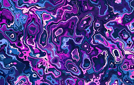 图片 AI艺术 抽象 粉色 蓝色 紫色  电脑壁纸 4K壁纸