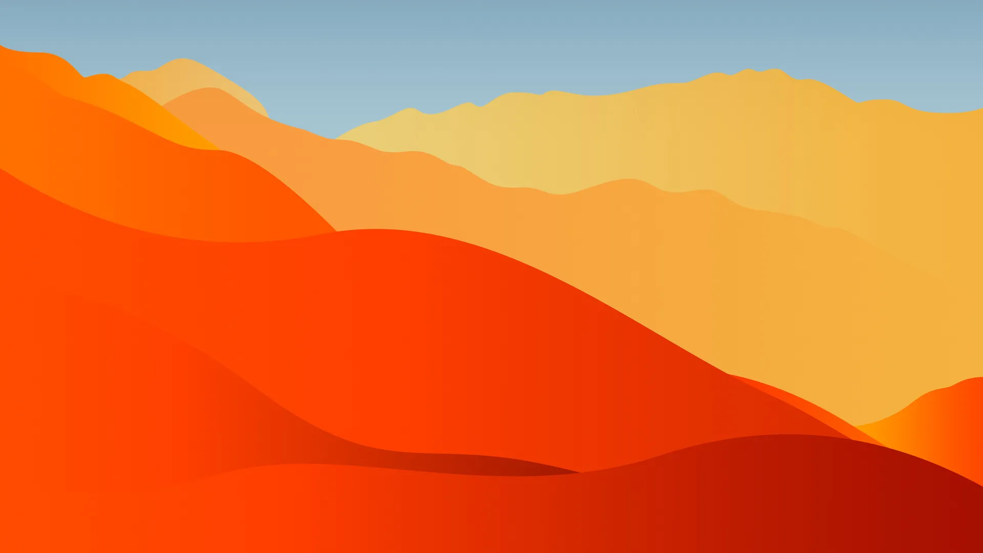 山景 矢量艺术 极简主义  电脑壁纸 4K壁纸