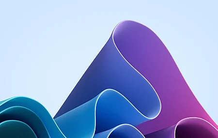 微软 视窗 AI艺术 波形 彩色 极简主义 简单背景  电脑壁纸 4K壁纸