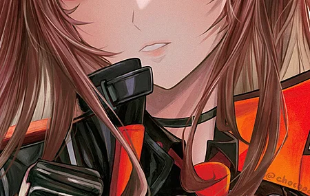 长发 深色头发 独身 红眼睛 动漫 动漫女孩 手套 帽子 项链 手机壁纸 4K壁纸