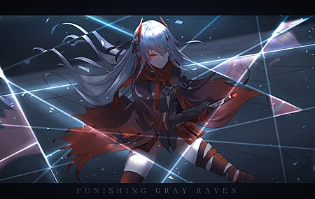 女人 大腿 长发  动漫 动漫女孩 异瞳  电脑壁纸 4K壁纸