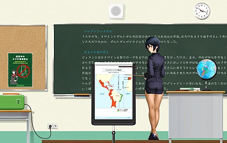 演讲者 动漫女孩 电脑壁纸 4K壁纸