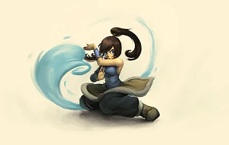 科拉 马尾辫 科拉传奇 动漫女孩 动漫 电脑壁纸 4K壁纸