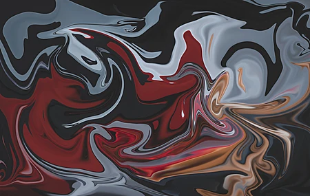 抽象 流体 液体 彩色 画笔 艺术品 数字艺术 红色 形状 灰色 电脑壁纸 8K壁纸