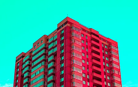 现代 房屋 建筑 彩色 电脑壁纸 4K壁纸