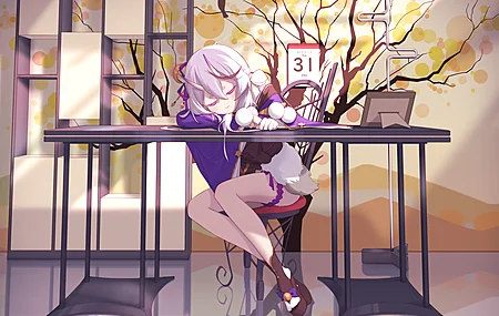 动漫 动漫女孩 数字艺术 插图 肖像 电脑壁纸 4K壁纸