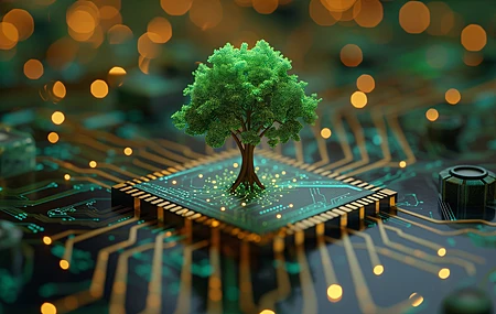 插图 电路板 CPU 树 环境 电脑壁纸 4K壁纸