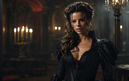 女人 凯特·贝金赛尔 AI艺术 数字艺术 肖像 模仿 电脑壁纸 4K壁纸