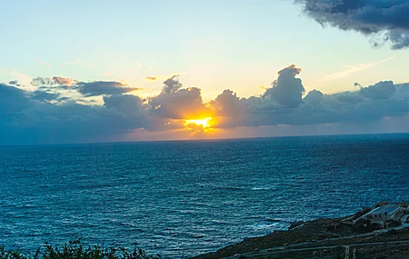 阳光 日落 云 马耳他 电脑壁纸 4K壁纸