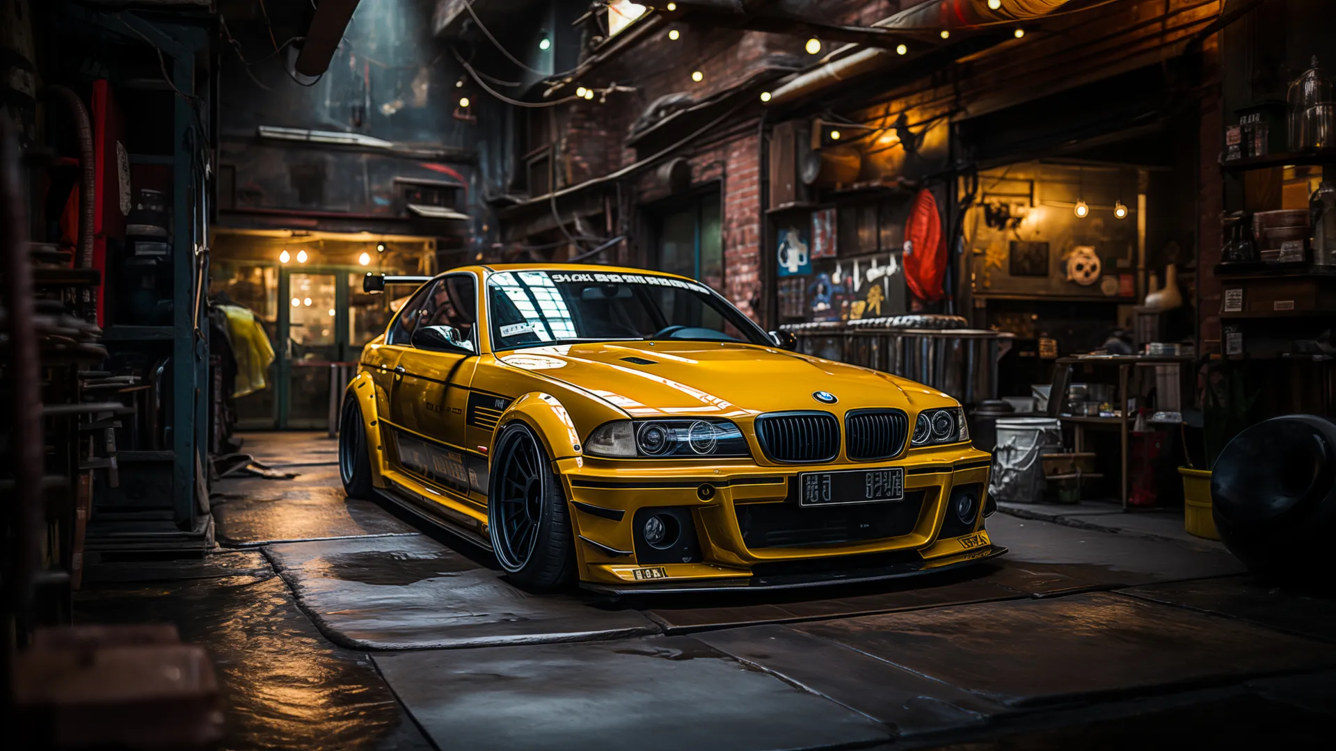 AI艺术 宝马 赛博朋克 电脑壁纸 4K壁纸